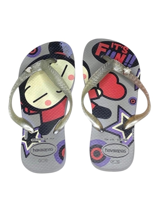 Havaianas Other - Havaianas x VOOZ ☼ Thong Flip Flop Sandals ☼ Decorative Crystalized Studs ☼ Grey